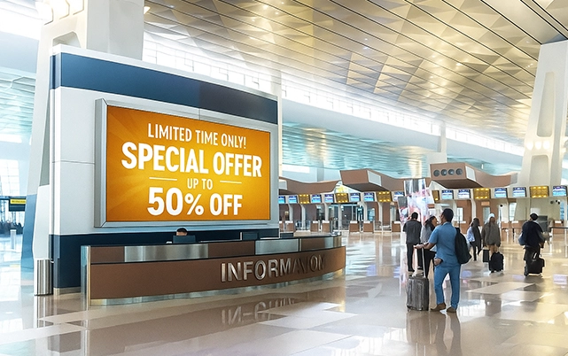 Promote your business with expert airport advertising in Pondicherry for maximum visibility