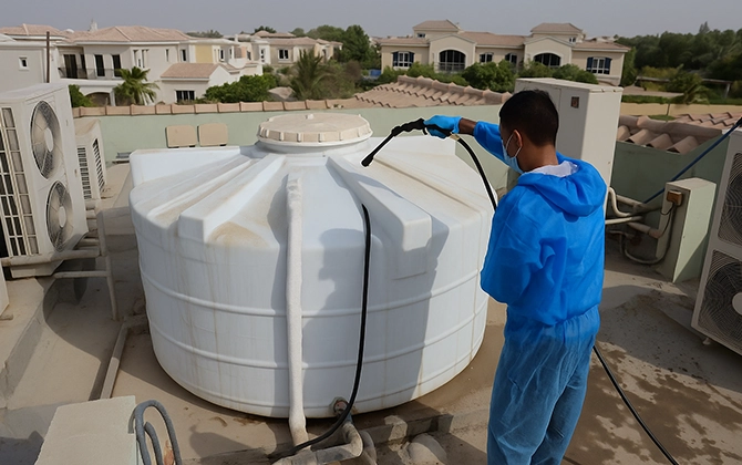Professional water tank cleaning services in Pondicherry for homes, apartments, and commercial buildings