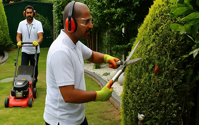 Expert garden maintenance services in Pondicherry for lawn care, pruning, watering, and plant health