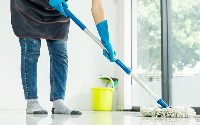 Professional home floor cleaning services for spotless, hygienic, and well-maintained residential floors
