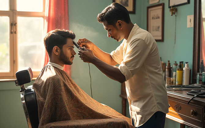 Expert home men’s haircut and salon services in Pondicherry for convenient grooming and professional styling