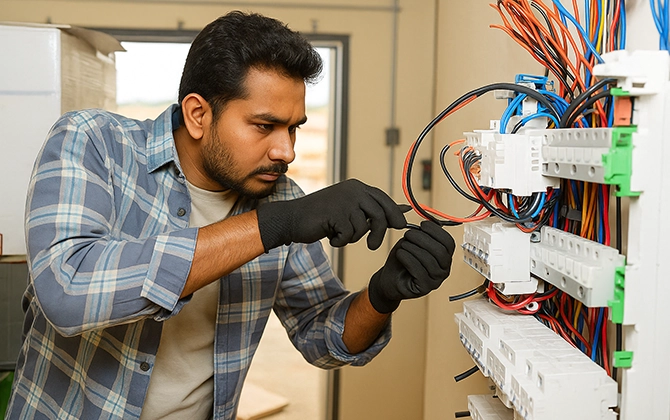 Trusted home and office electrician services in Pondicherry for wiring, repairs, and electrical upgrades