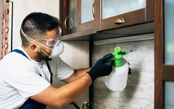 Effective home pest and bug control services in Pondicherry for cockroaches, ants, bedbugs, and termites