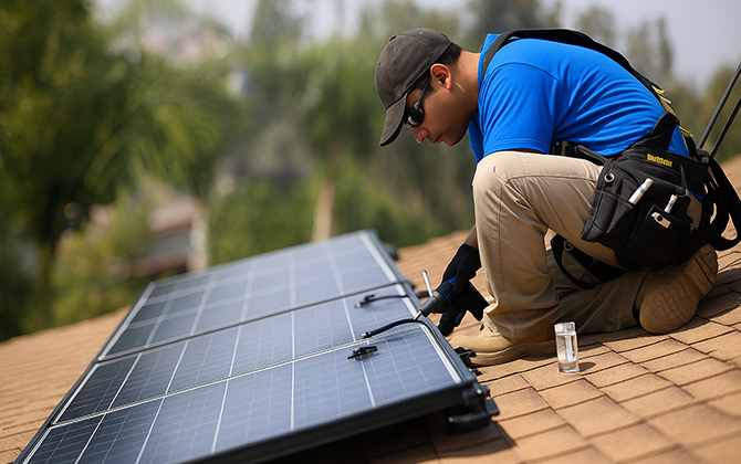 Expert home solar panel installation services in Pondicherry for energy savings and sustainability