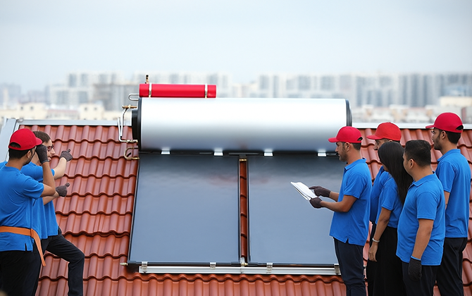 Reliable residential solar heater installation services in Pondicherry for energy savings