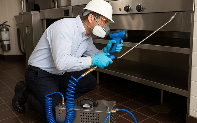 Professional hotel pest control in Pondicherry ensuring hygienic, pest-free rooms with safe treatments.