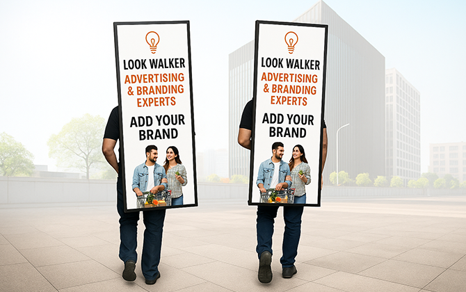 Eye-catching look walker expertise branding services for impactful promotions in Pondicherry.