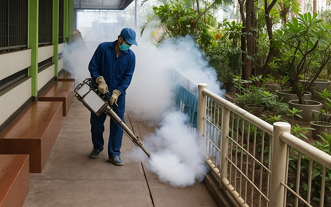 Professional mosquito inspection and control services in Pondicherry for homes and commercial spaces