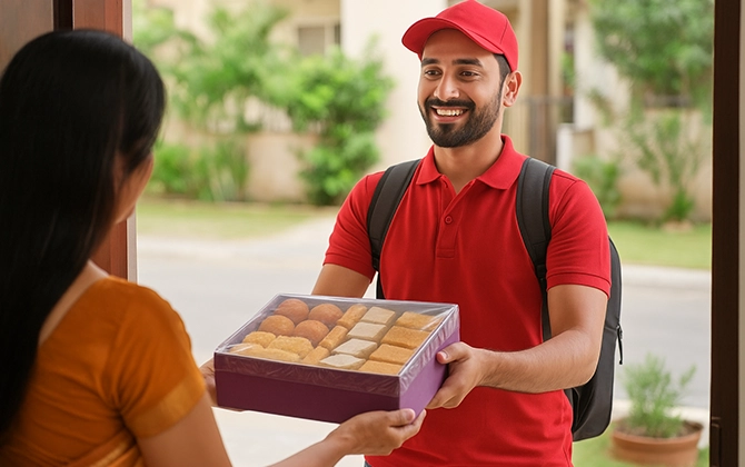 Fresh online sweet and snacks delivery in Pondicherry with traditional taste and quick doorstep service