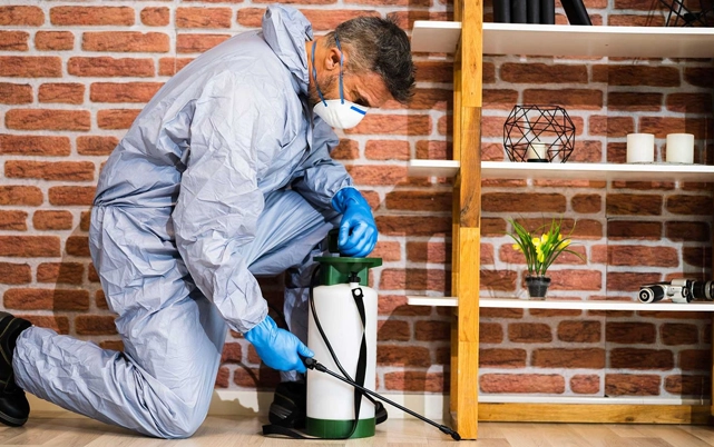 Professional business pest control inspection ensuring pest-free, safe, and hygienic workplace environments.