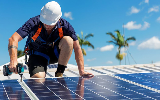Sustainable solar panel installation and renewable energy solutions for homes and businesses in Pondicherry