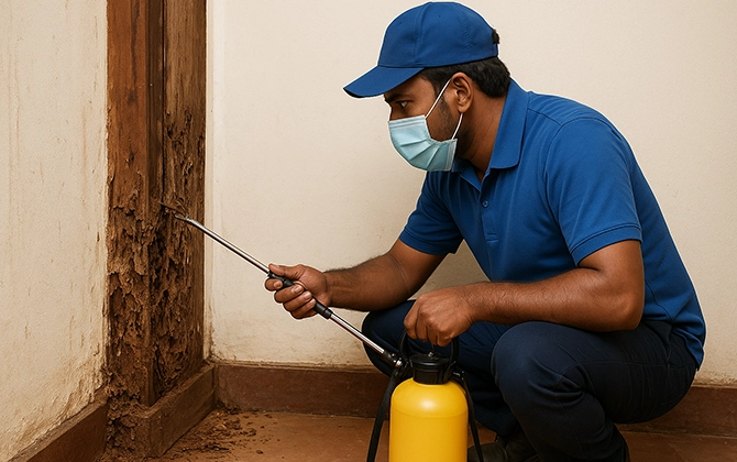 Safe and effective termite control and prevention services in Pondicherry for homes and businesses